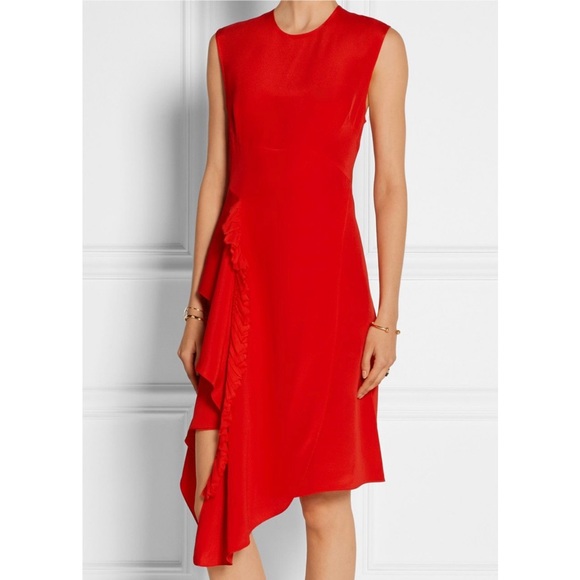 3.1 Phillip Lim Dresses & Skirts - 3.1 Phillip Lim 100% silk red ruffled crepe dress